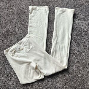 SKIMS Off-White Ecru Outdoor Fleece Leggings